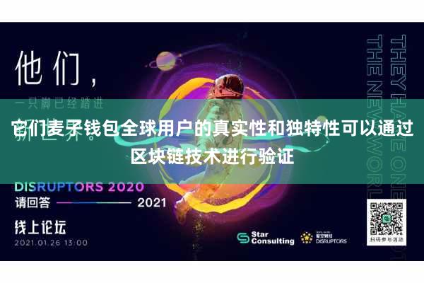 它们麦子钱包全球用户的真实性和独特性可以通过区块链技术进行验证